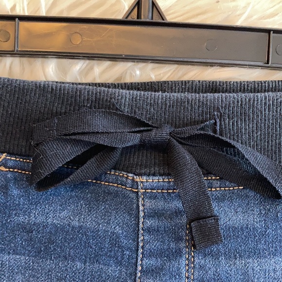 No boundaries blue black chambray denim blue Jean shorty shorts short shorts - Picture 9 of 17